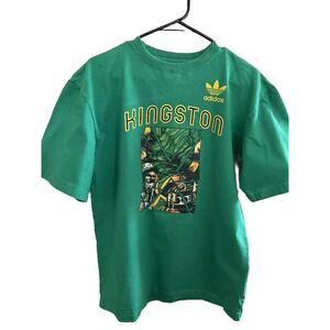 Vintage Rare Adidas Original 90s Kingston Jamaica T Shirt Men’s S